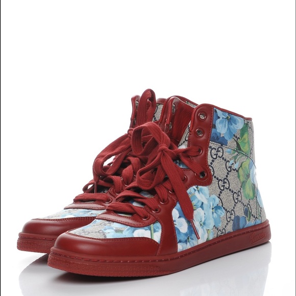 gucci bloom high top sneakers